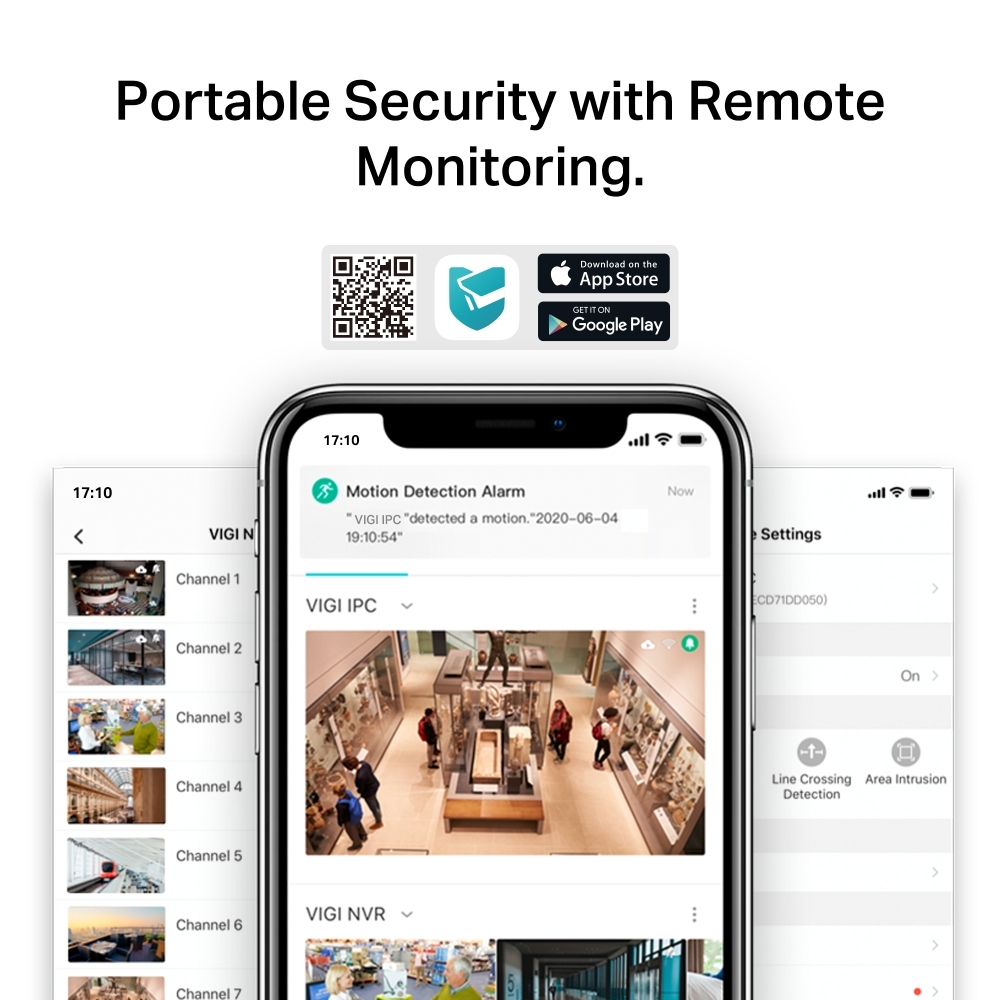 VIGI App Manage your security from the palm of your hand with the VIGI app